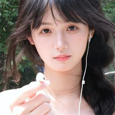 她对星星歌唱